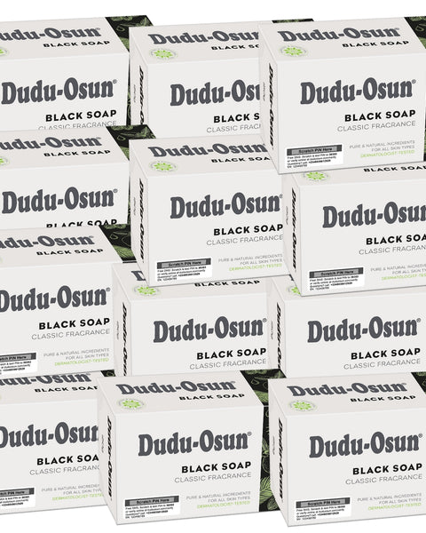 Dudu-Osun - Format standard 150g (savon noir 100% naturel) - LOT DE 12
