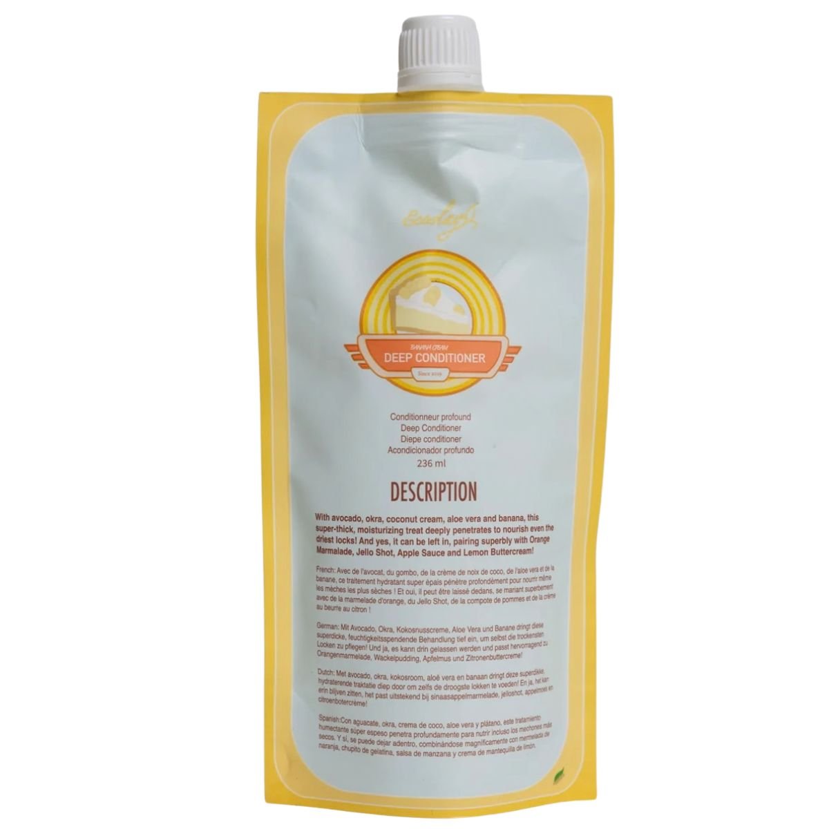 Masque Ecoslay riche et démêlant pour cheveux bouclés, frisés et crépus. À utiliser après le shampoing. Boutique à Paris ou livraison rapide France / Europe.