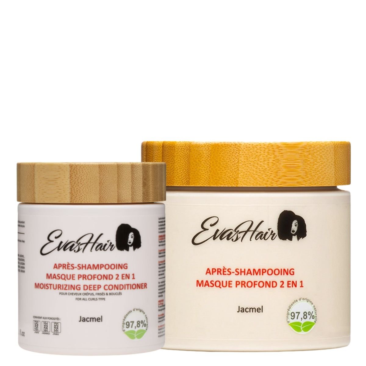 EvasHair - Après - Shampoing / Masque Hydratant - Jacmel - Colorful Black