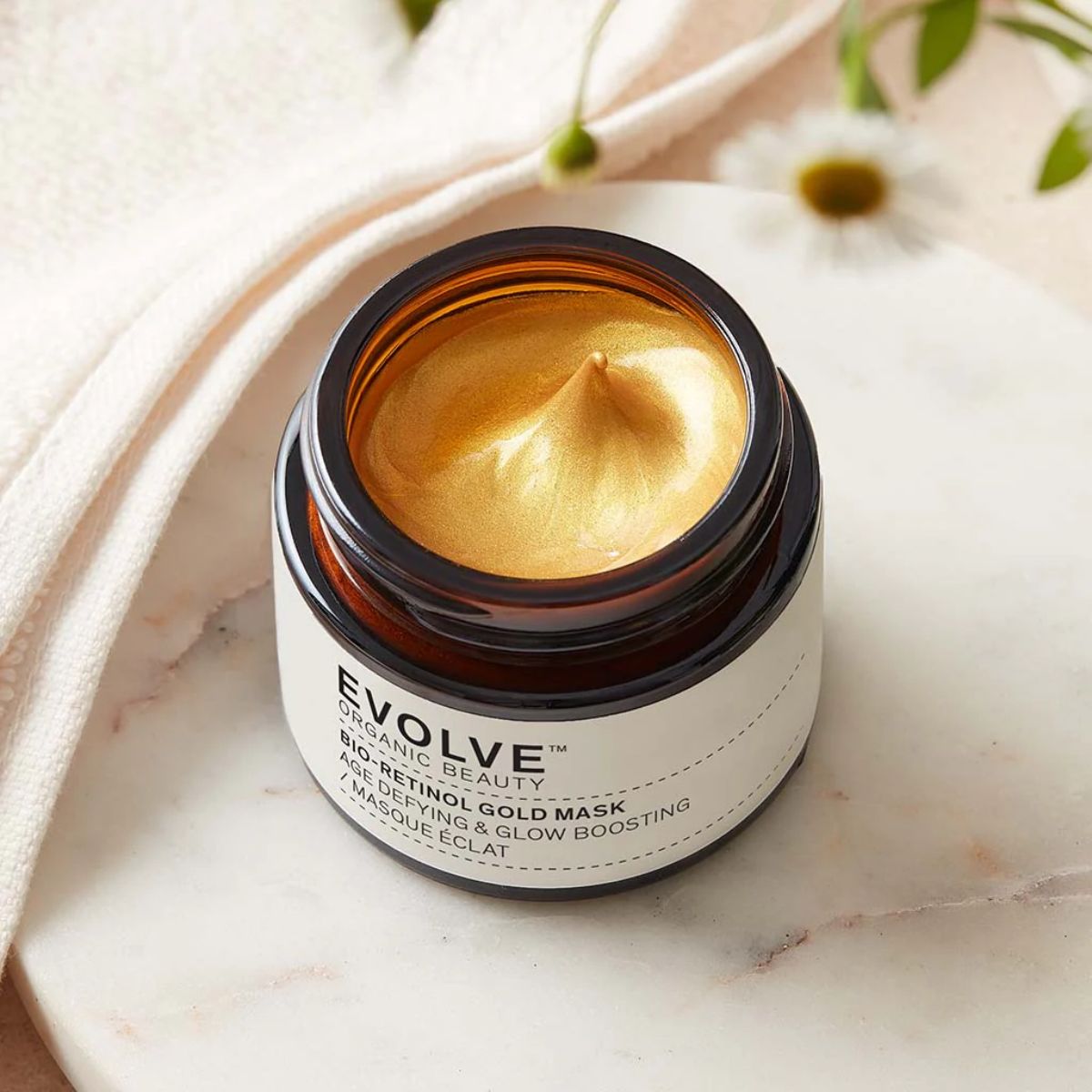 Evolve Organic Beauty • Bio - Retinol Gold Mask (masque éclat) - Colorful Black