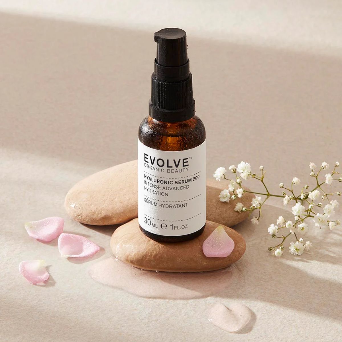 Evolve Organic Beauty • Hyaluronic Serum 200 (sérum hydratant) - Colorful Black
