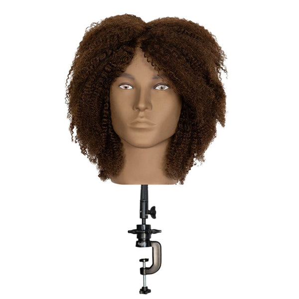 Exalto - Tête à coiffer Premium avec cheveux "afro" - Lenny
