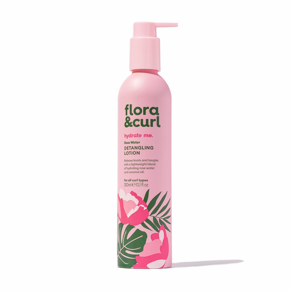 Flora & Curl - Hydrate Me - Detangling Lotion (leave - in) - Colorful Black