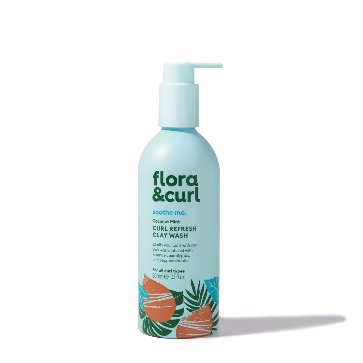 Flora & Curl - Soothe Me - Coconut Mint Curl Refresh Clay Wash (soin purifiant) - Colorful Black