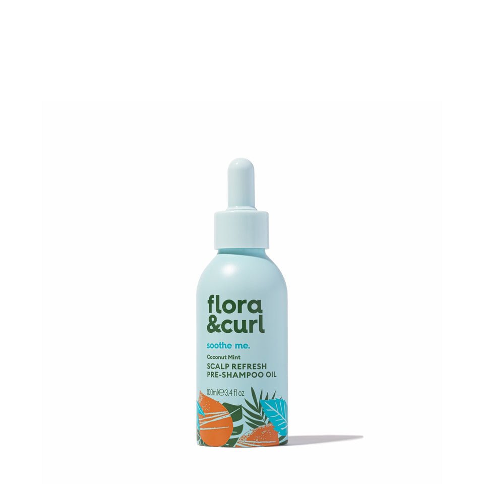 Flora & Curl - Soothe Me - Scalp Refresh Pre - Shampoo Oil (avant - shampoing) - Colorful Black