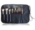 Flori Roberts - Deluxe Brush Set (ensemble de 10 pinceaux à maquillage professionnels) - Colorful Black