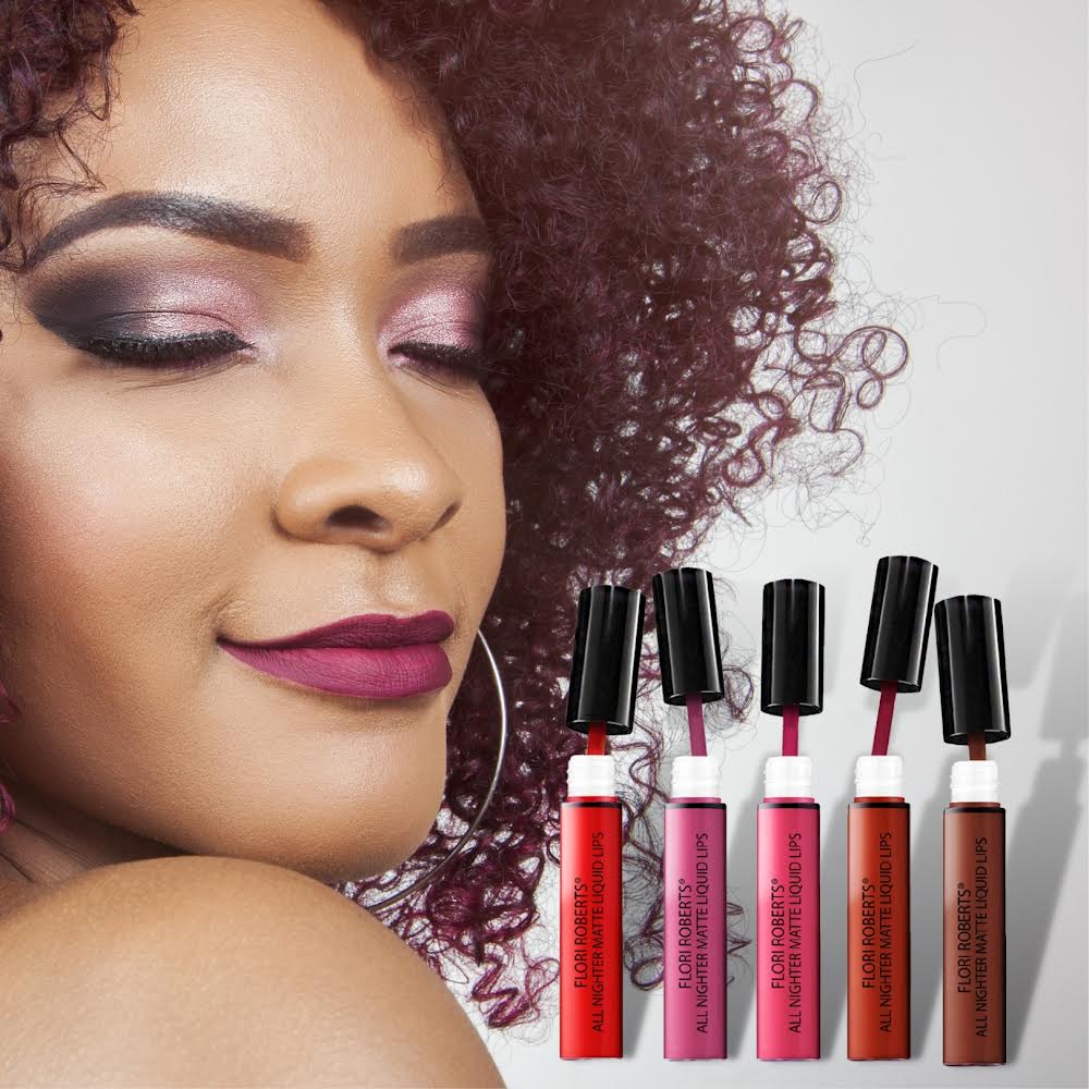 Flori Roberts - Rouge à Lèvres Mat (All Nighter Matte Liquid Lips) - Colorful Black