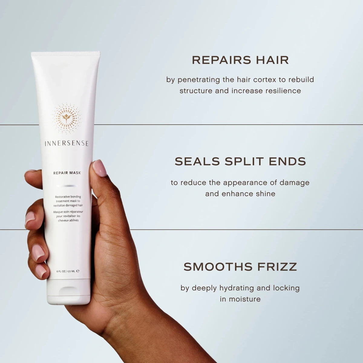 Innersense • REPAIR Mask (masque réparateur intensif) - Colorful Black