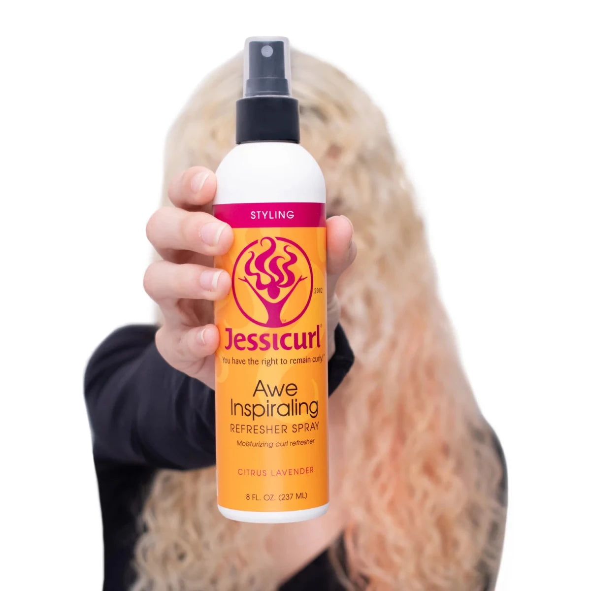 Jessicurl - Awe Inspiraling (Spray rafraichisseur de boucles) - Colorful Black
