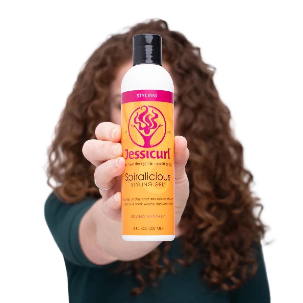 Jessicurl - Spiralicious (Gel activateur de boucles) - 237ml - Colorful Black