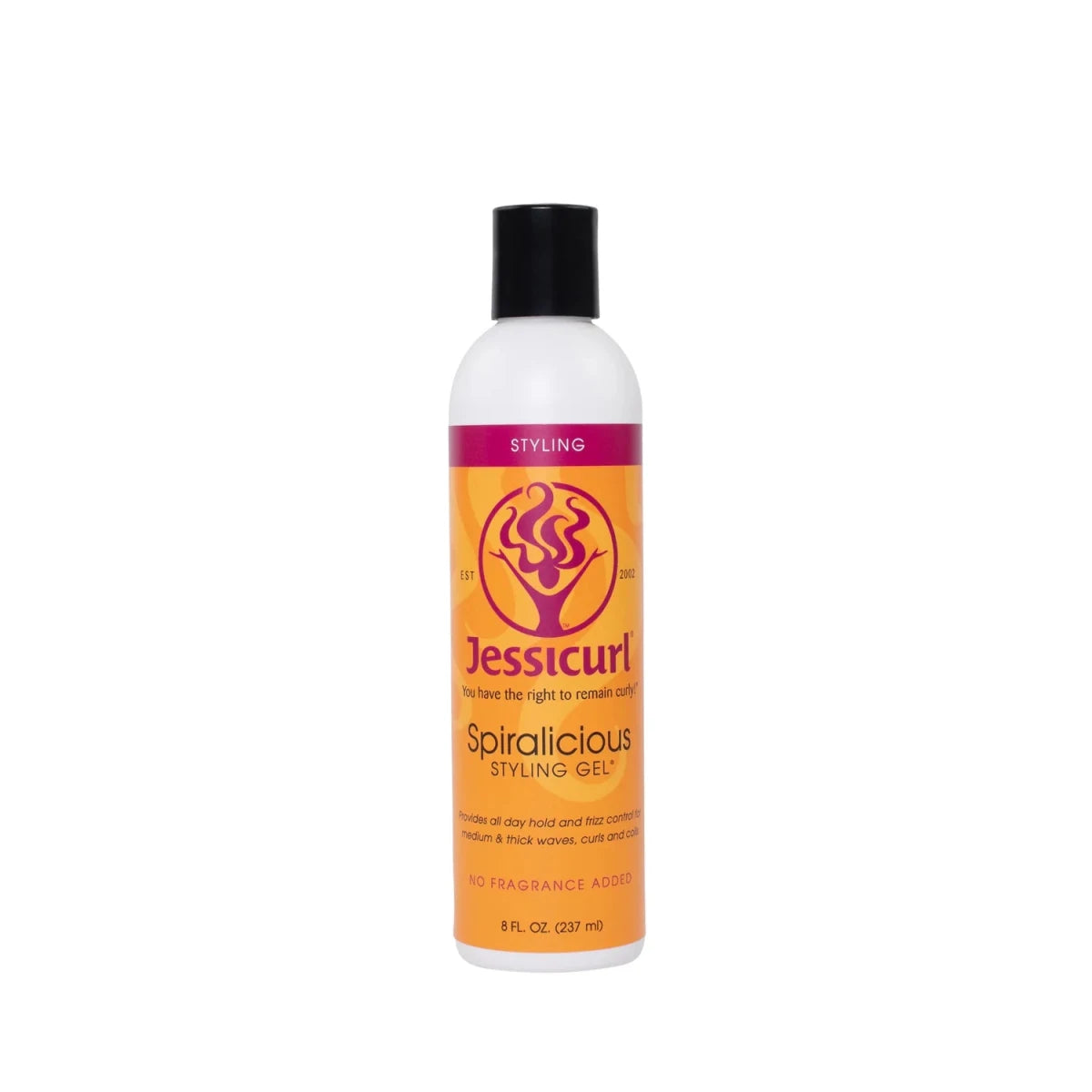 Jessicurl - Spiralicious (Gel activateur de boucles) - 237ml - Colorful Black