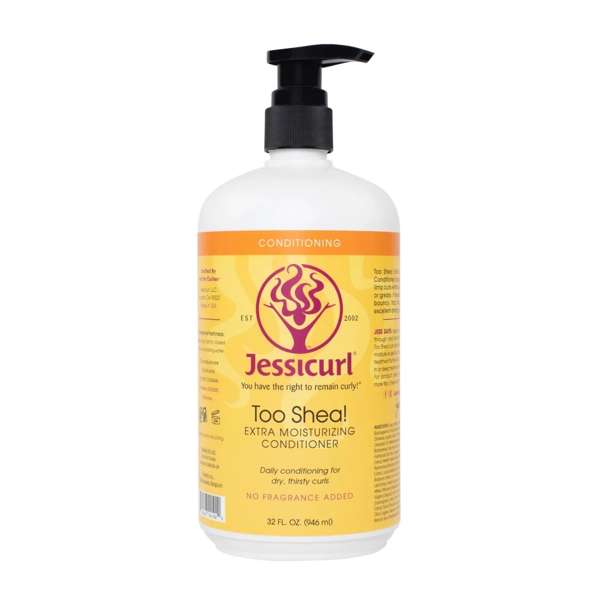 Jessicurl - Too Shea (Leave-in Conditioner) - 946ml - Colorful Black