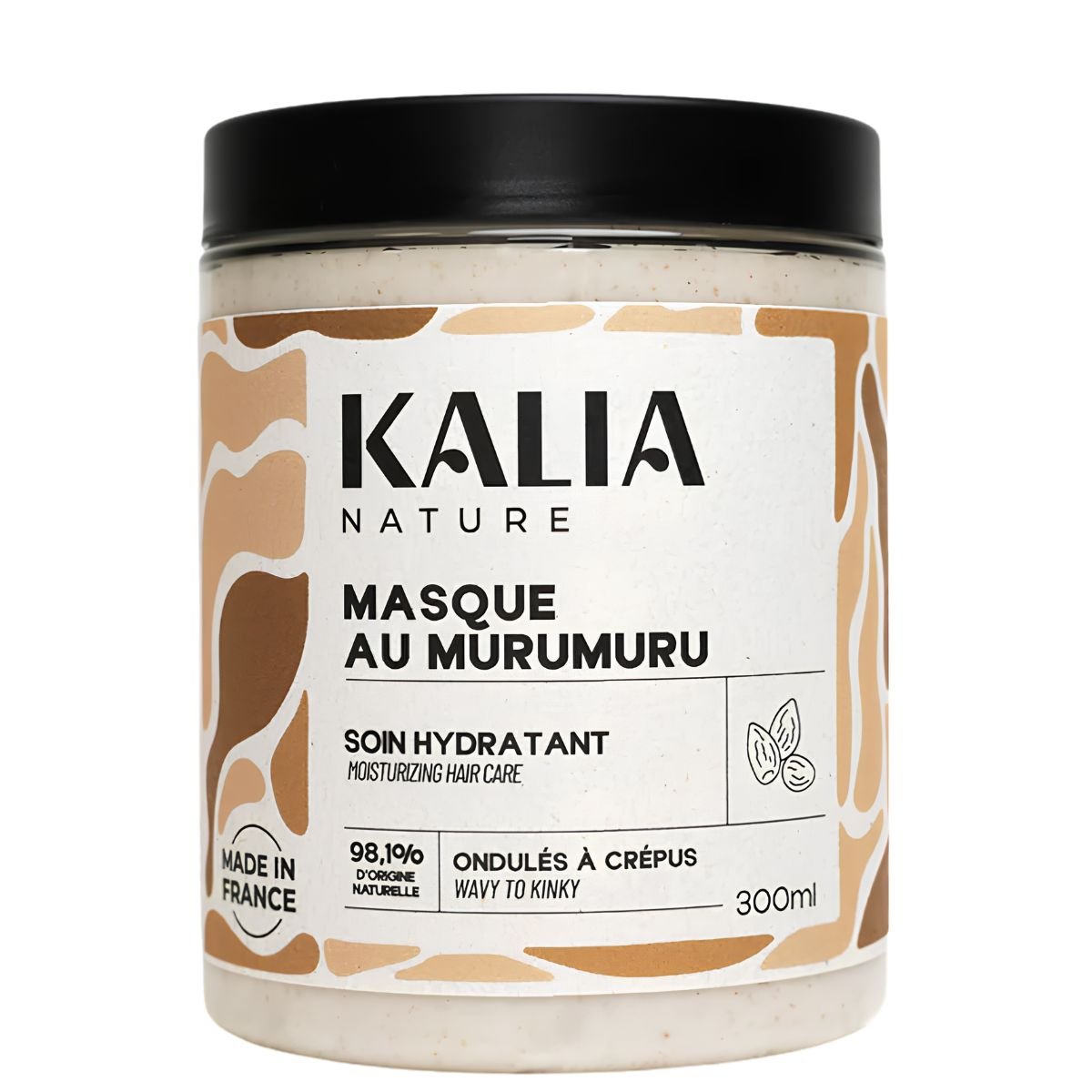 Kalia Nature • Masque au Murumuru (masque hydratant) - Colorful Black