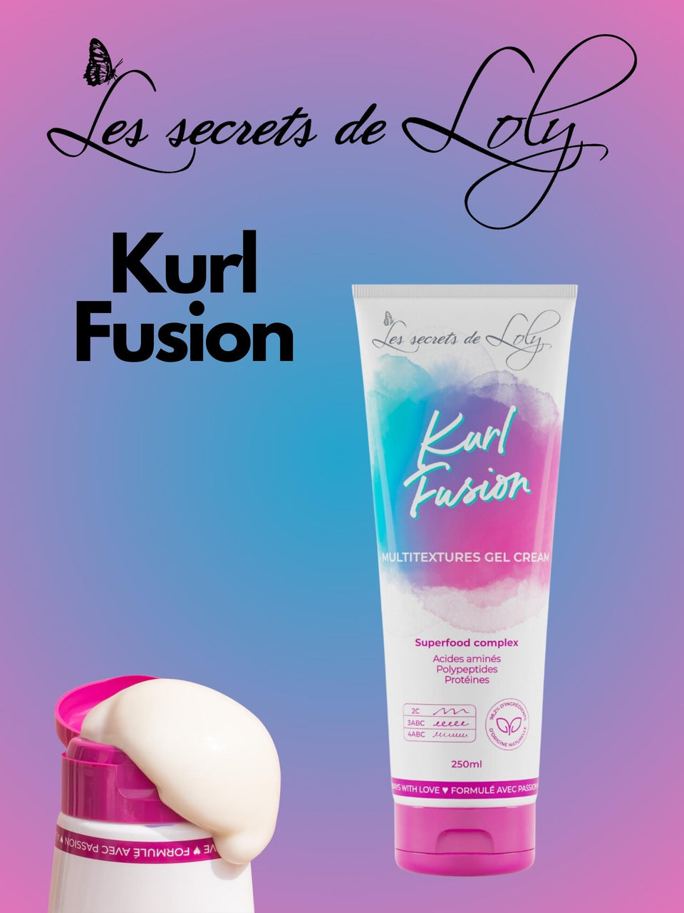 Kurl Fusion multi-texture cream gel - 250 ml