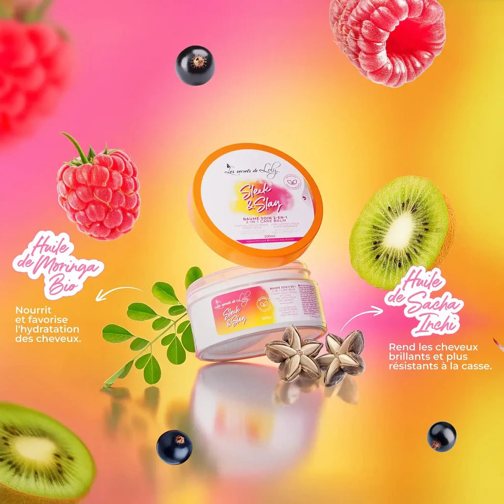 Les Secrets de Loly – Sleek & Slay Baume Fixant Anti - Casse - Colorful Black