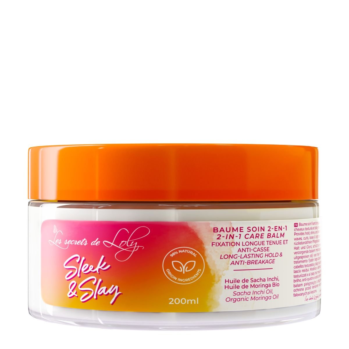 Les Secrets de Loly – Sleek & Slay Baume Fixant Anti - Casse - Colorful Black