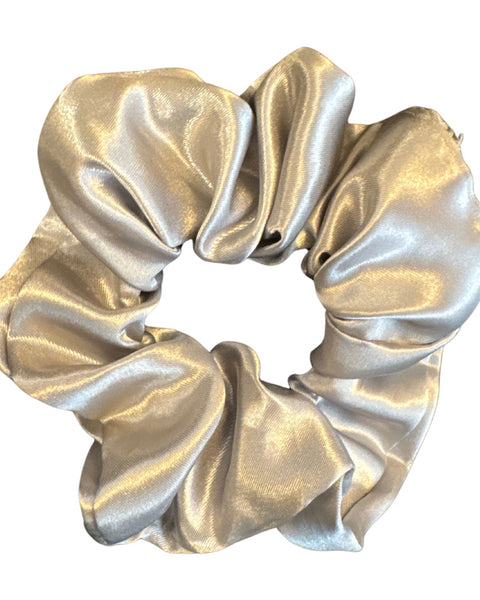Colorful Black - Chouchou / Scrunchie en satin - Taille maxi (à l'unité)