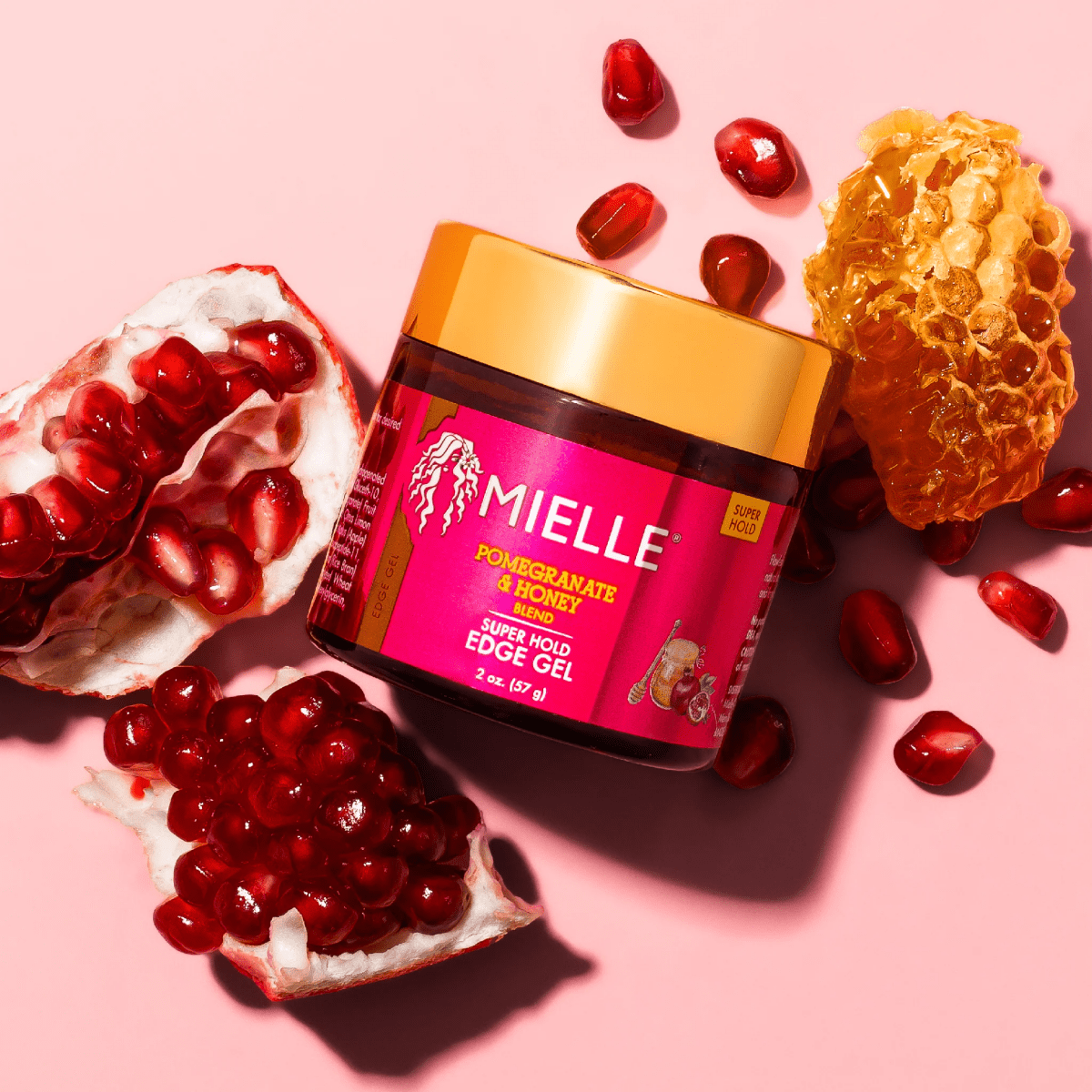 Mielle Organics - Pomegranate & Honey Edge - Colorful Black