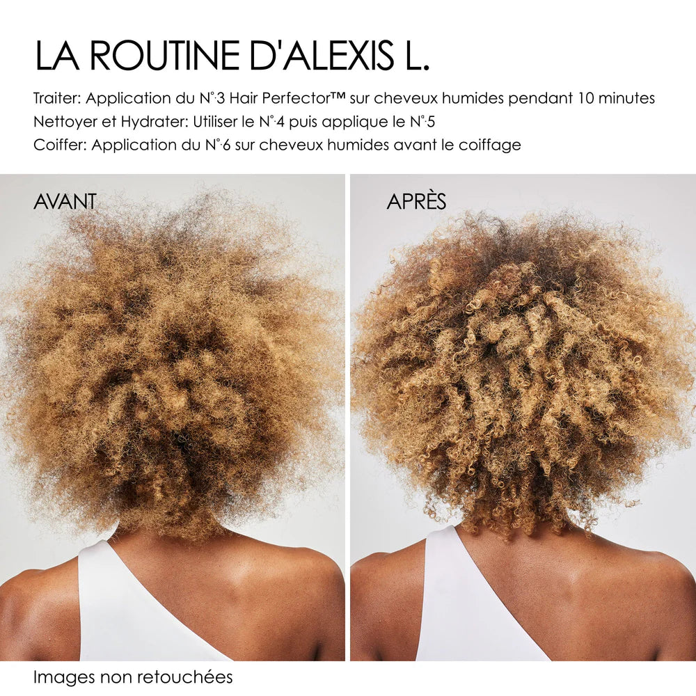 Ce soin intensif agit en profondeur pour restaurer et renforcer la fibre capillaire. Utilisable seul ou combiné à Olaplex n°0 pour des résultats professionnels.