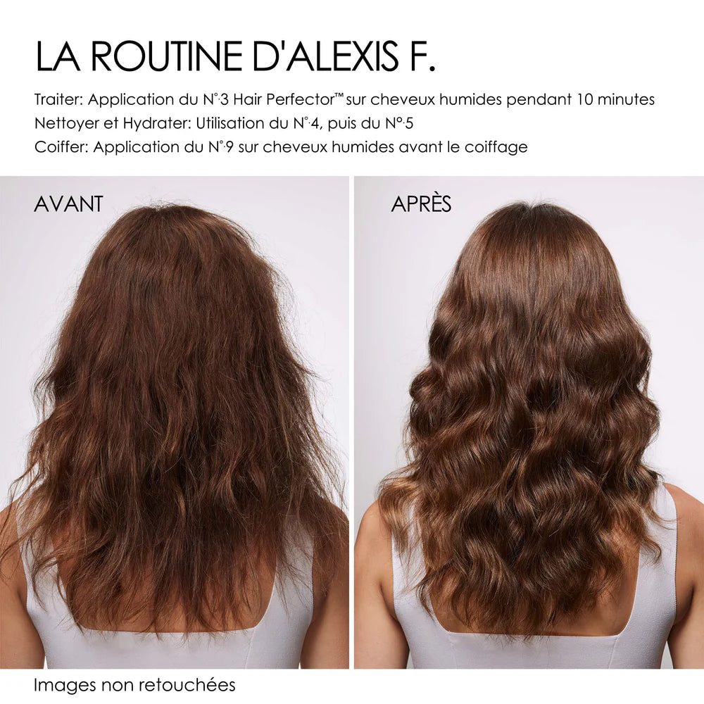 Ce soin intensif agit en profondeur pour restaurer et renforcer la fibre capillaire. Utilisable seul ou combiné à Olaplex n°0 pour des résultats professionnels.