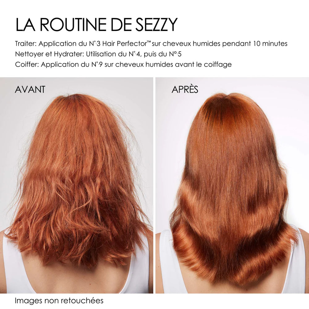 Ce soin intensif agit en profondeur pour restaurer et renforcer la fibre capillaire. Utilisable seul ou combiné à Olaplex n°0 pour des résultats professionnels.