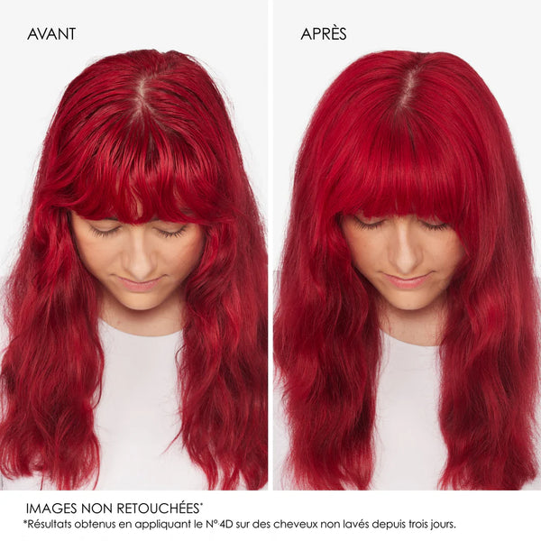 Le shampoing sec Volume Detox Olaplex purifie le cuir chevelu tout en apportant légèreté & volume. Laisse les cheveux frais et propres comme après un shampooing
