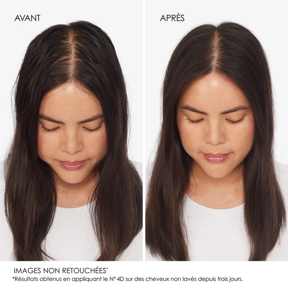 Le shampoing sec Volume Detox Olaplex purifie le cuir chevelu tout en apportant légèreté & volume. Laisse les cheveux frais et propres comme après un shampooing