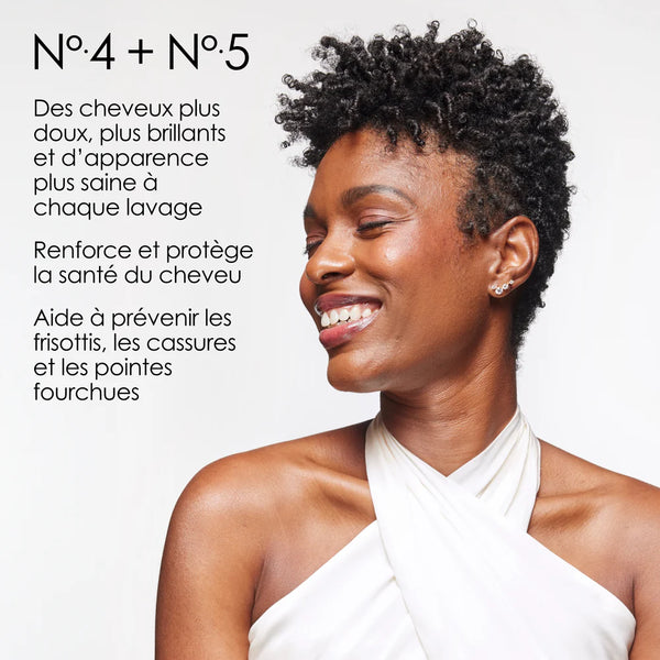 Nº5 Bond Maintenance Conditioner est l'après-shampoing nourrissant ultra-concentré de la gamme Olaplex. Enrichi de la technologie brevetée Olaplex Bond Building