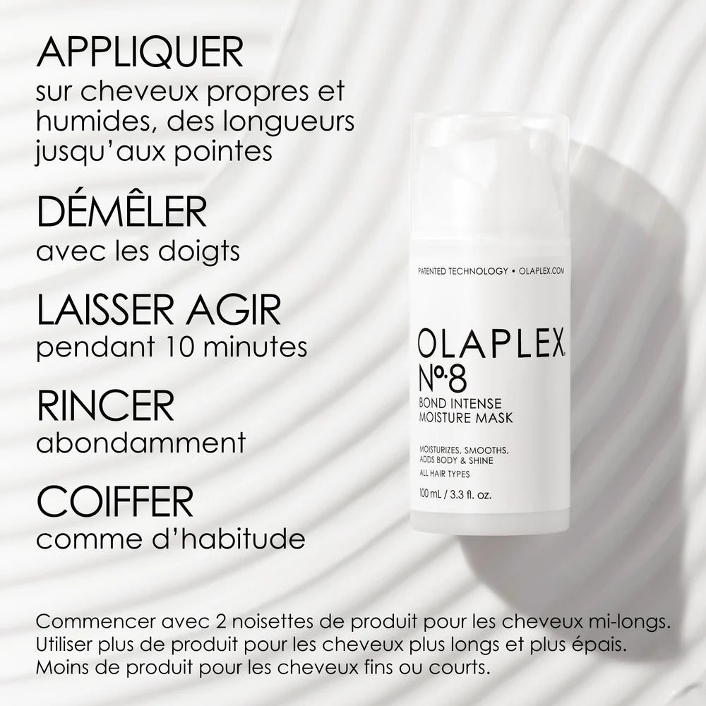 Olaplex n°8 - Bond Intense Moisture Mask (masque hydratant) - Colorful Black