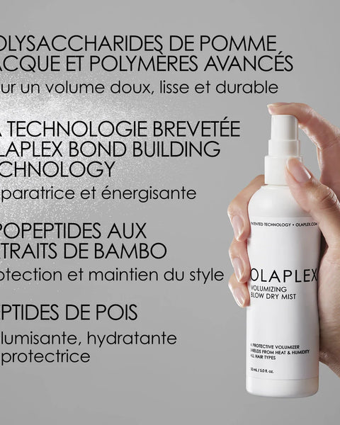 Cette brume légère répare & protège les cheveux tout en facilitant le brushing. Offre un volume modulable, un rebond naturel et une protection contre la chaleur