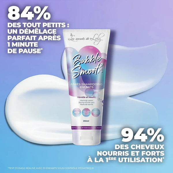 Après-shampoing doux dès la naissance. Démêle, hydrate et adoucit sans alourdir. Sans parfum synthétique ni huiles essentielles. Testé pédiatriquement.