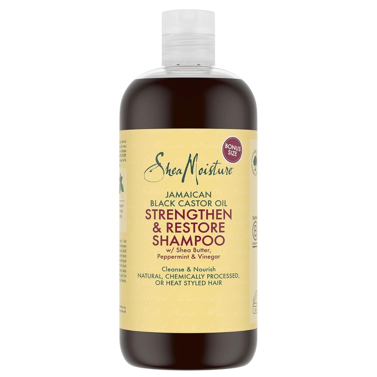 Shea Moisture - Jamaican Black Castor Oil Shampoo (Shampoing) - Colorful Black