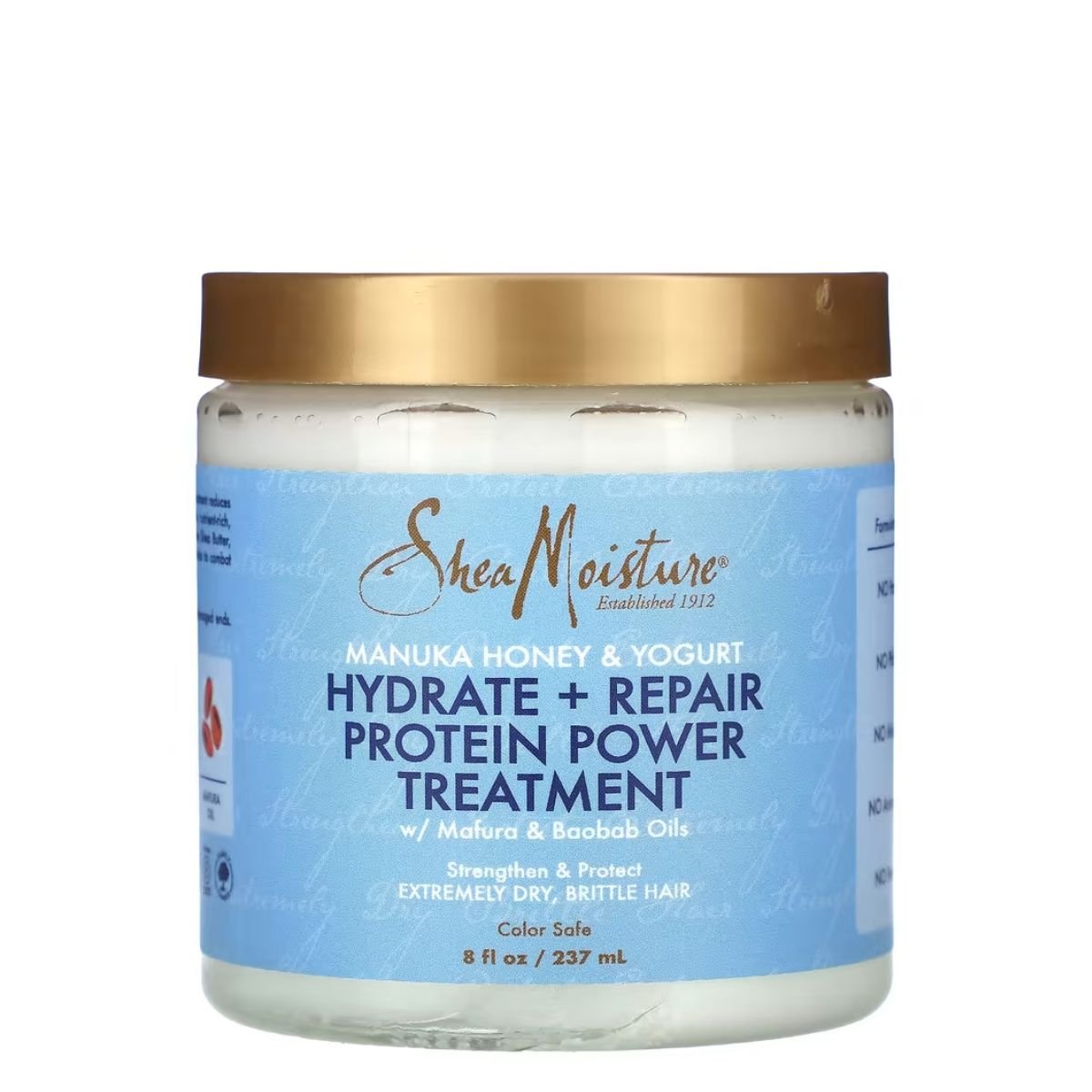 Shea Moisture - Manuka Honey & Yogurt - Repair Protein Power Treatment (Masque protéiné) - Colorful Black