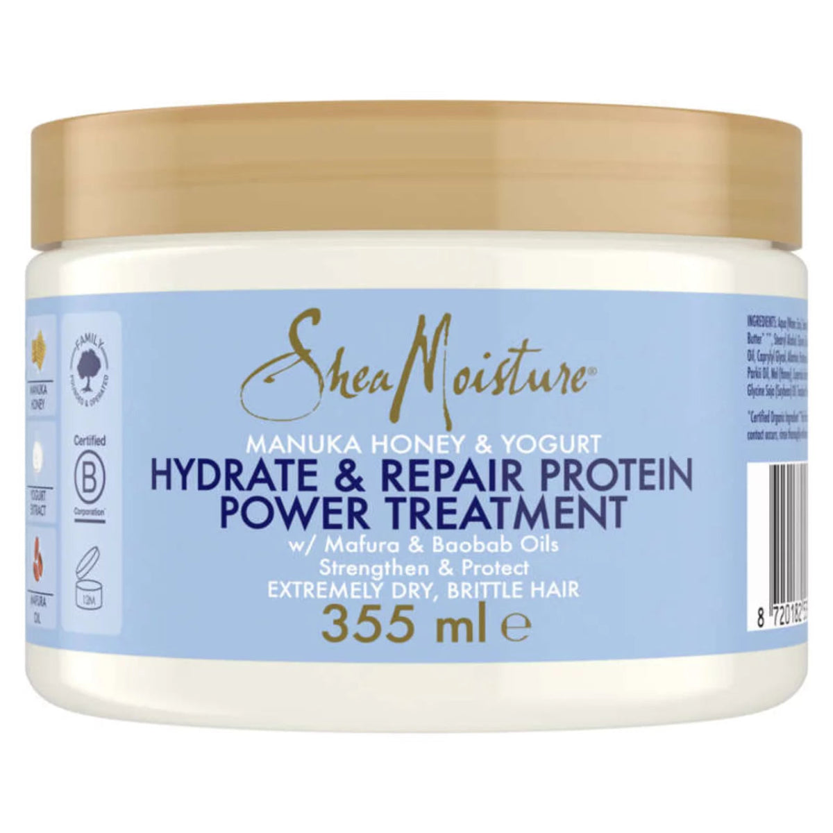 Shea Moisture - Manuka Honey & Yogurt - Repair Protein Power Treatment (Masque protéiné) - Colorful Black