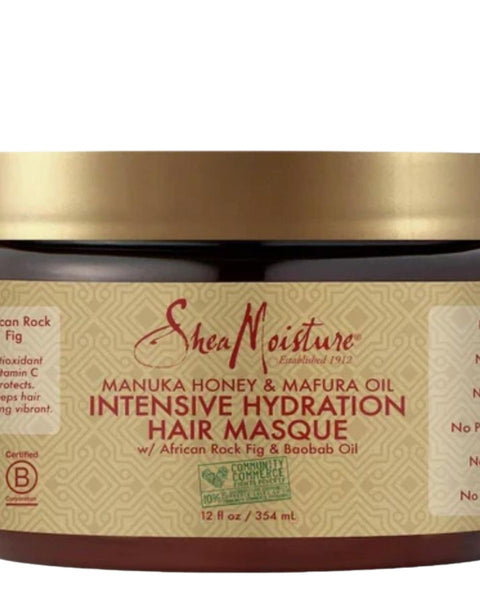 Le masque intensif de la gamme Manuka Honey & Mafura Oil, idéal pour les cheveux secs. Ce masque restaure et scelle l'hydratation au sein de la fibre capillaire