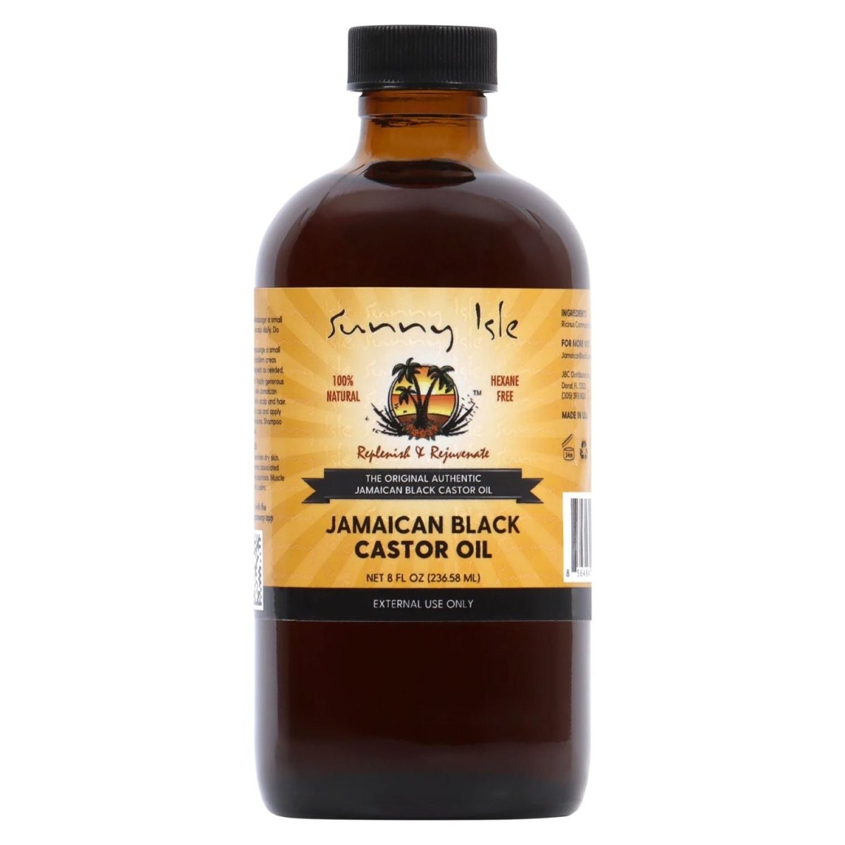 Sunny Isle • Jamaican Black Castor Oil (huile de carapate) • Regular - Colorful Black