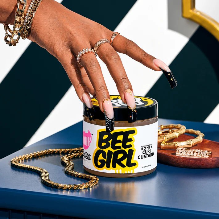 The Doux - Bee Girl Curl Custard (gelée fixation forte) - Colorful Black