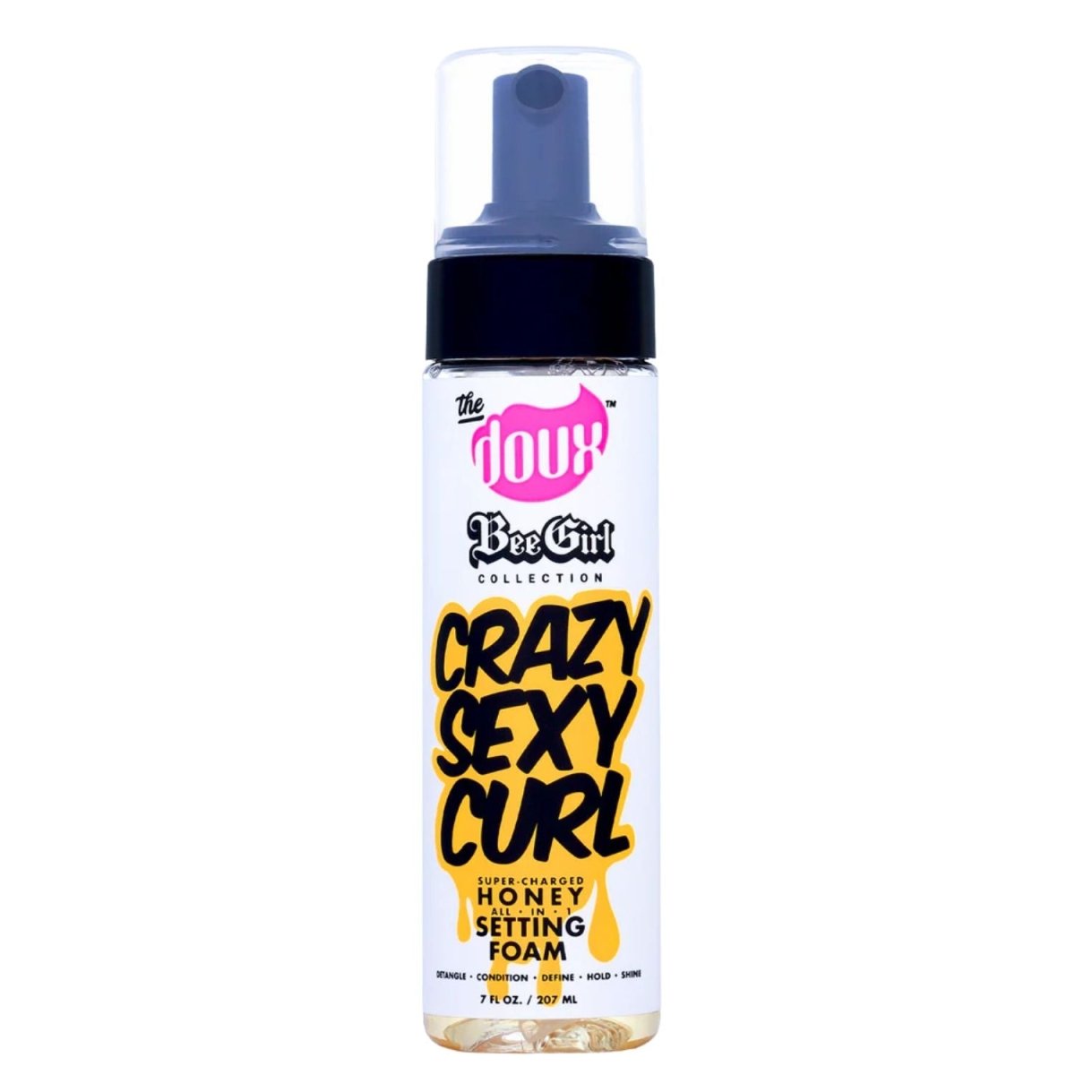 The Doux - Crazy Sexy Curl (mousse fixation forte) - Colorful Black