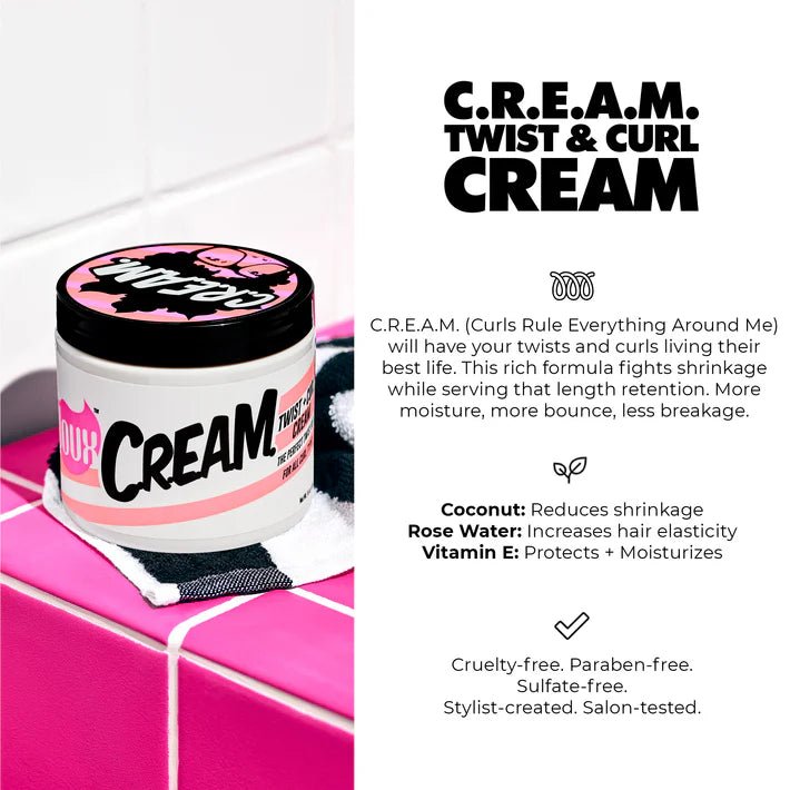 The Doux - C.R.E.A.M. Twist & Curl Cream - Colorful Black
