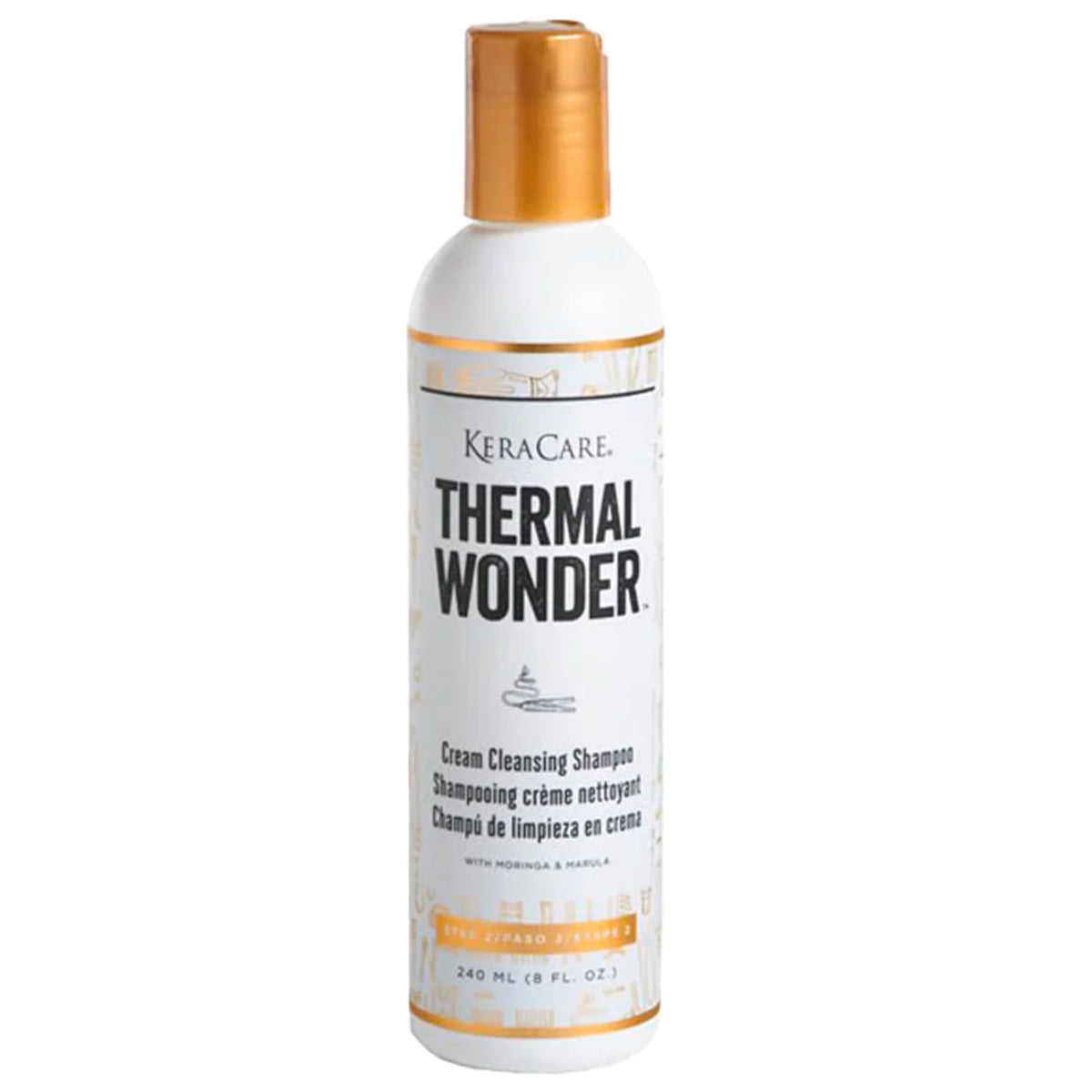 Le Cream Cleansing Shampoo de Keracare Thermal Wonder est un shampooing doux qui élimine tous les résidus et saletés sans assécher vos cheveux !