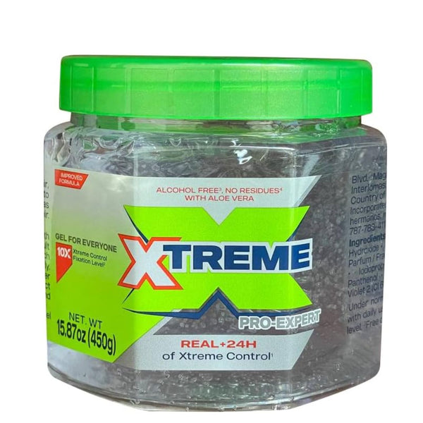 Gel Xtreme Pro-Expert sans alcool dès 3 ans. Fixation 24h, brillance et hydratation à l’Aloe Vera et Panthénol pour toute la famille. Boutique à Paris ou eshop.