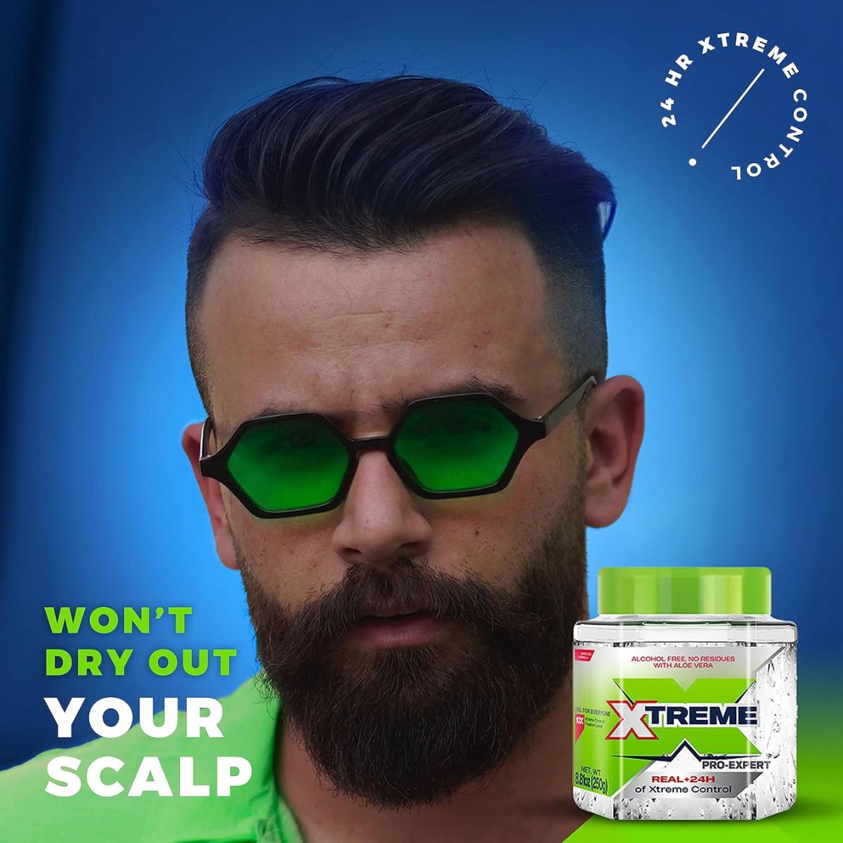 Xtreme Wetline - Gel Pro - Expert (Aloe Vera & Panthénol) - Colorful Black