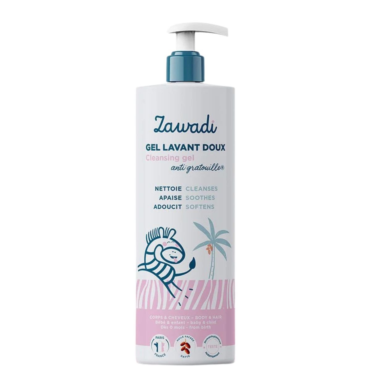 Zawadi • Gel Lavant Doux (nettoyant corps et cheveux Anti-Gratouille®) - Colorful Black