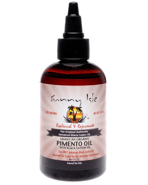 Aceite de ricino negro de Jamaica - Aceite de pimiento de Sunny Isle y JBCO