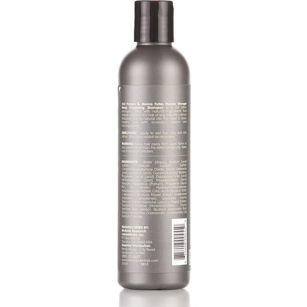 Design Essentials - Oat Protein & Henna Deep Cleansing Shampoo