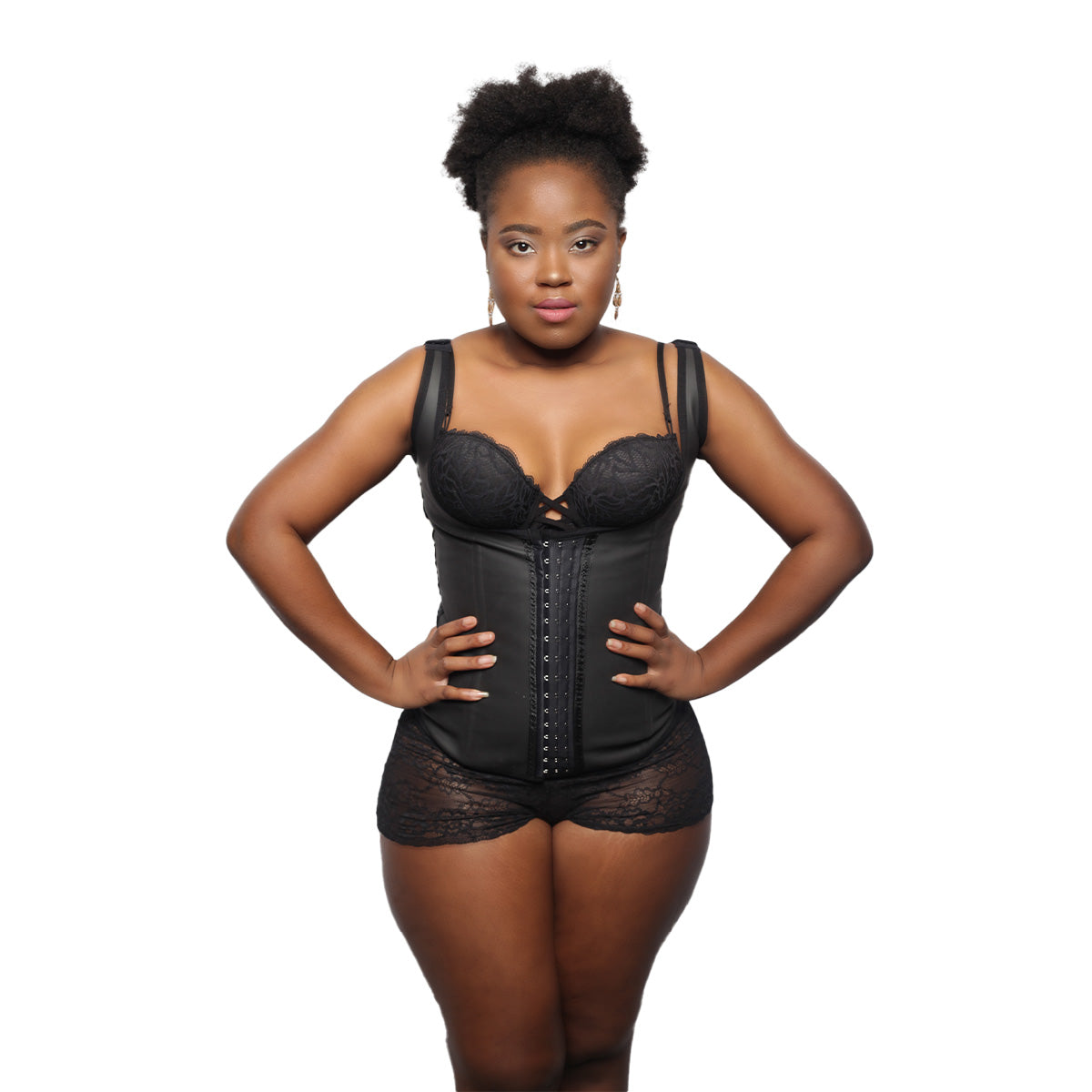 Colorful Black - Veste Gainante en Latex (4017)