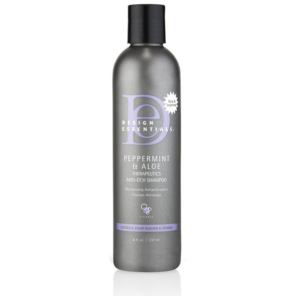 Design Essentials - Champú terapéutico de menta y aloe para la prevención de picores
