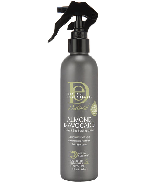 Design Essentials - Almond & Avocado Twist & Set Setting Lotion (Lotion fixante)