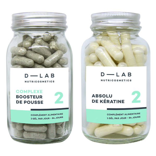 D-Lab - Food supplement - Duo Pack Expertise Capillaire - 3 months