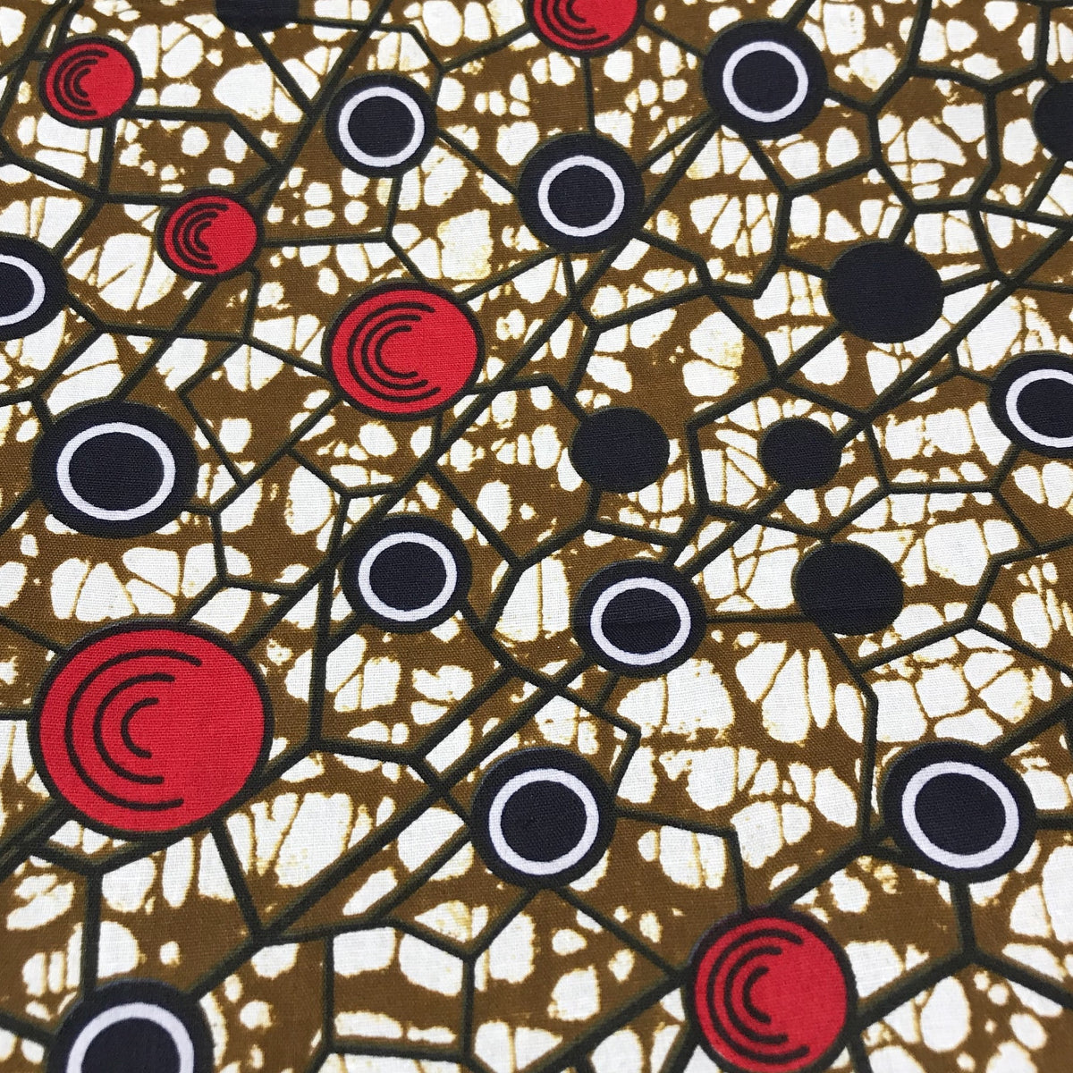 Colorful Black - Snood Double Tour - Wax & Fourrure (Planètes)